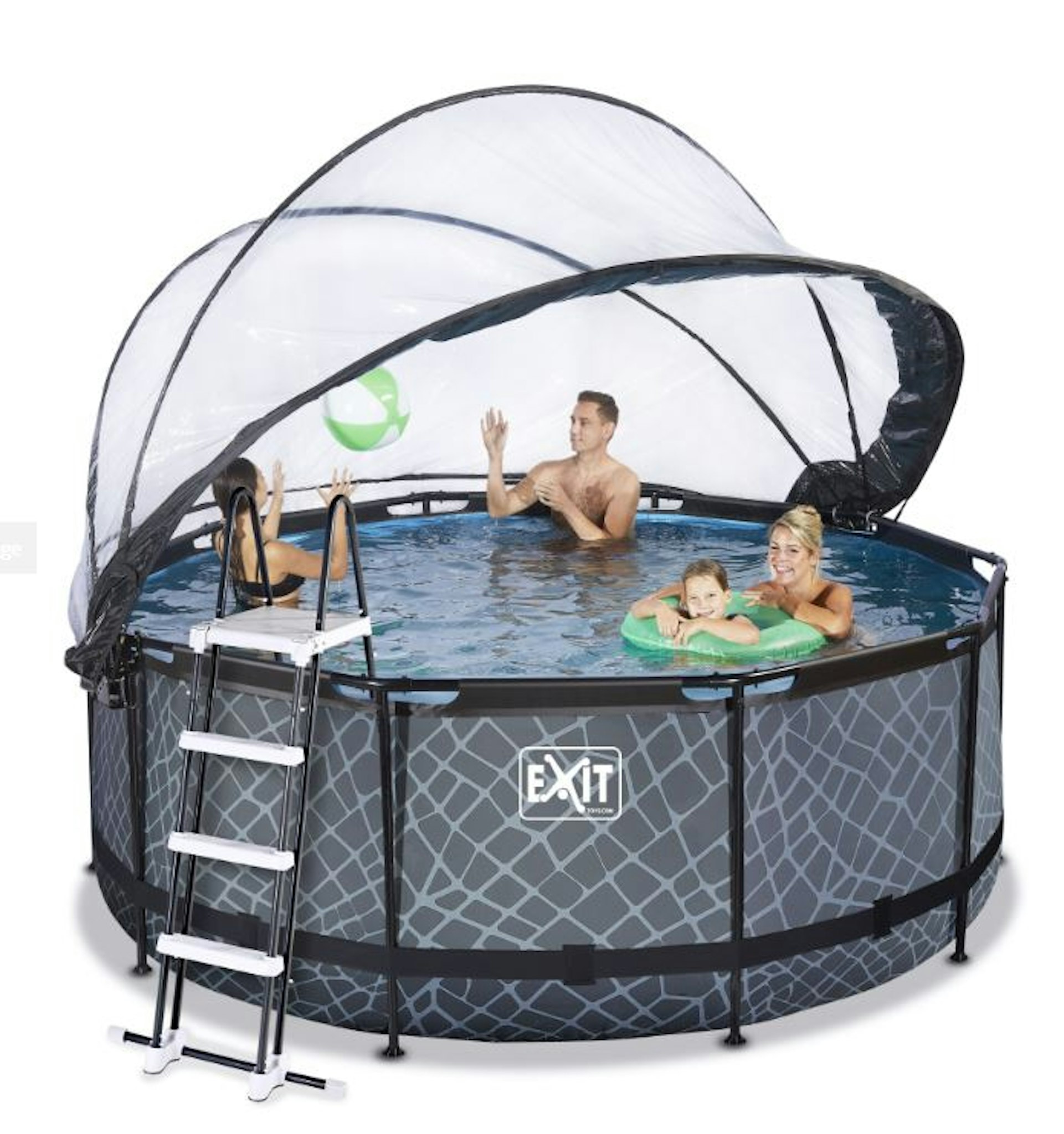 Wärmepumpe und Sonnendach (Höhe 122 cm)