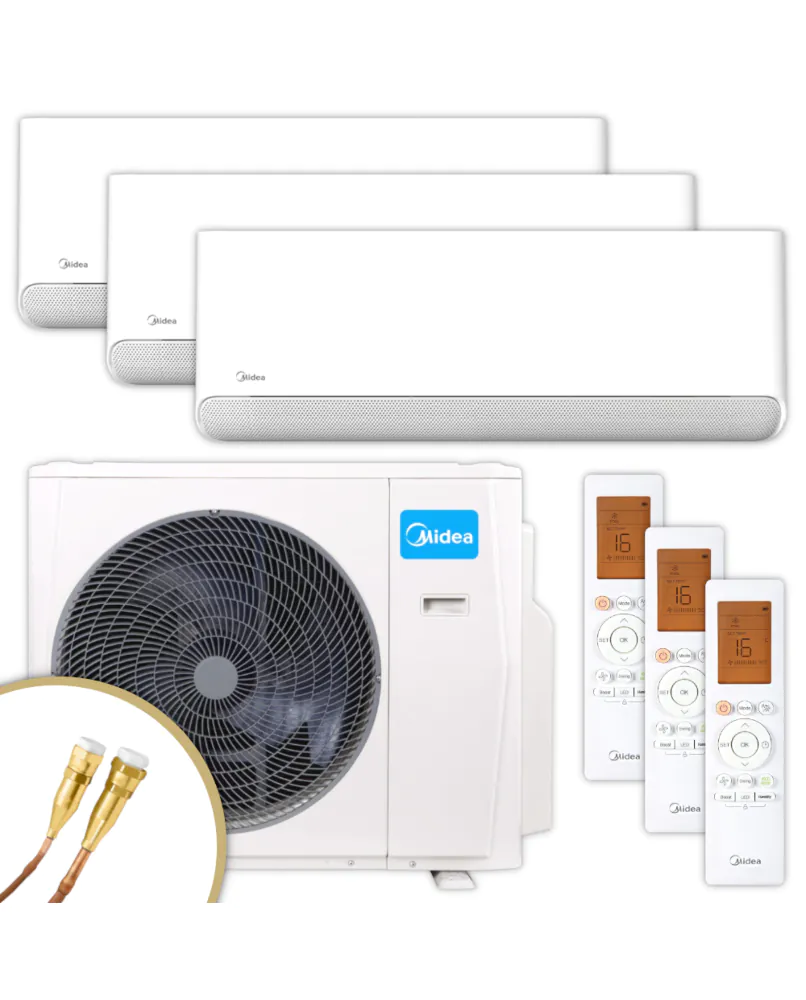 MIDEA Multisplit Klimaanlage | BreezelessE | 3x3