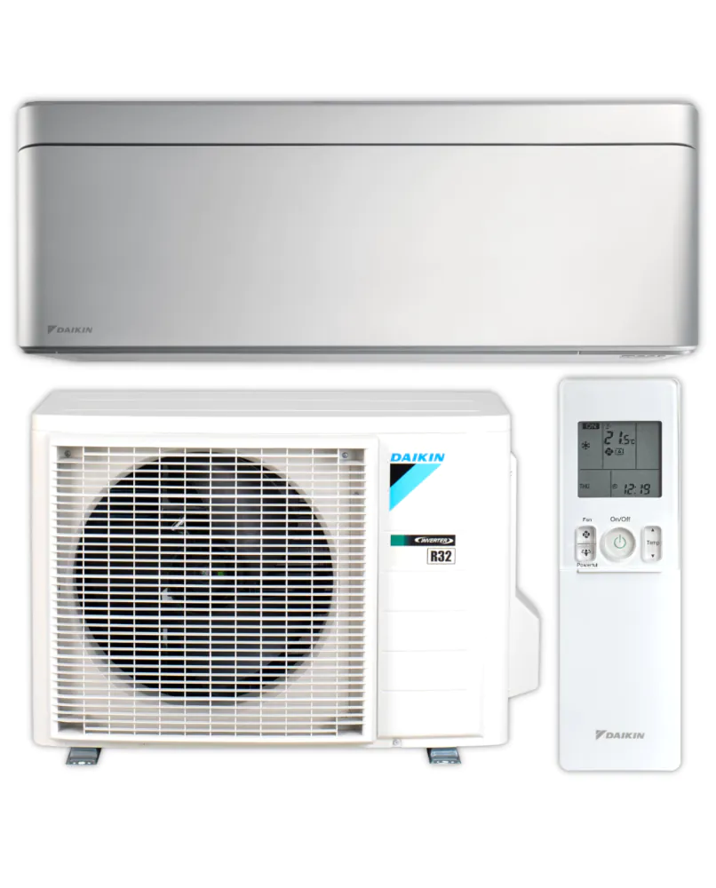 DAIKIN Split Klimaanlage Set | Stylish C-Serie | silber | 2