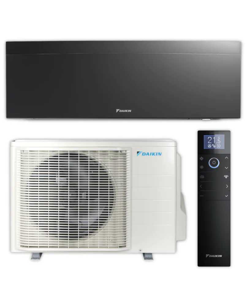 DAIKIN Split Klimaanlage Komplett-Set | Nepura Emura 3 | Schwarz | 3
