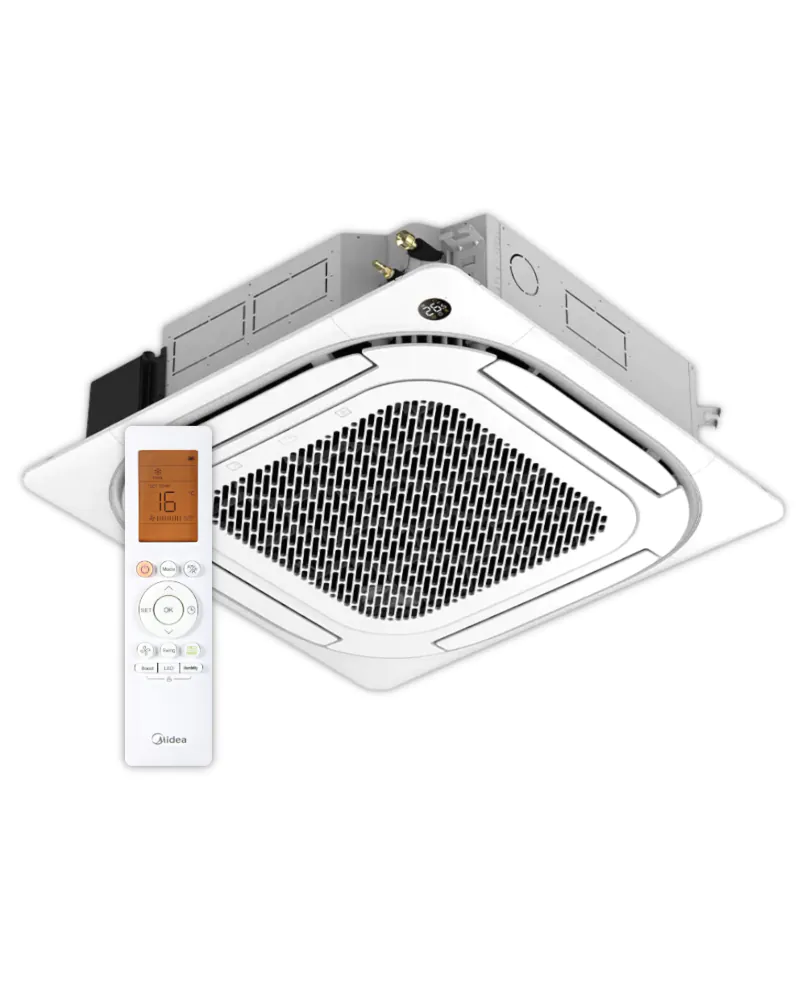 MIDEA 4-Wege Deckenkassette | MCA4U-09HRFNX(GA) | mit Blende | 2