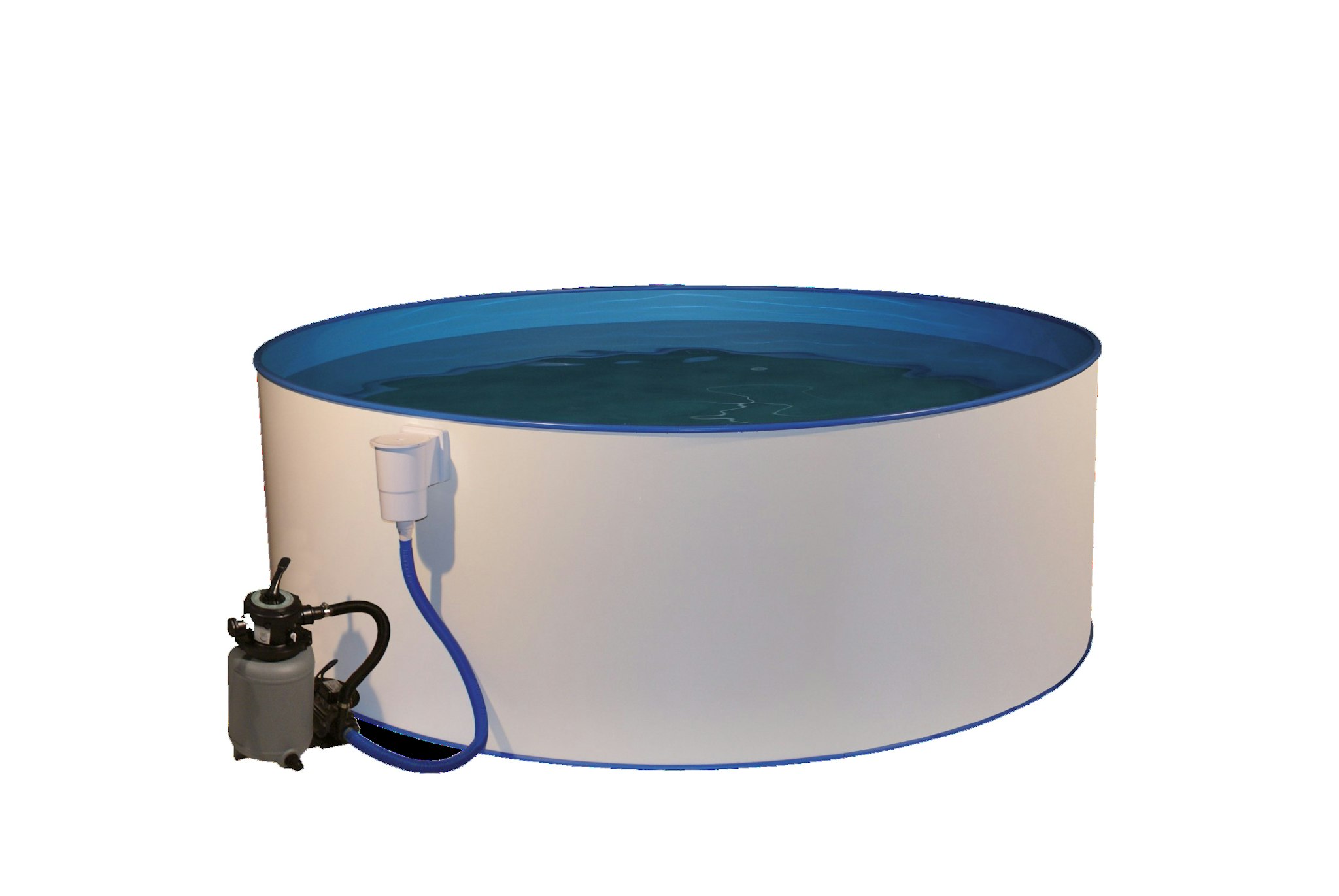 myPOOL Swimming Pool Poolset Trend Rundform mit Sandfilteranlage