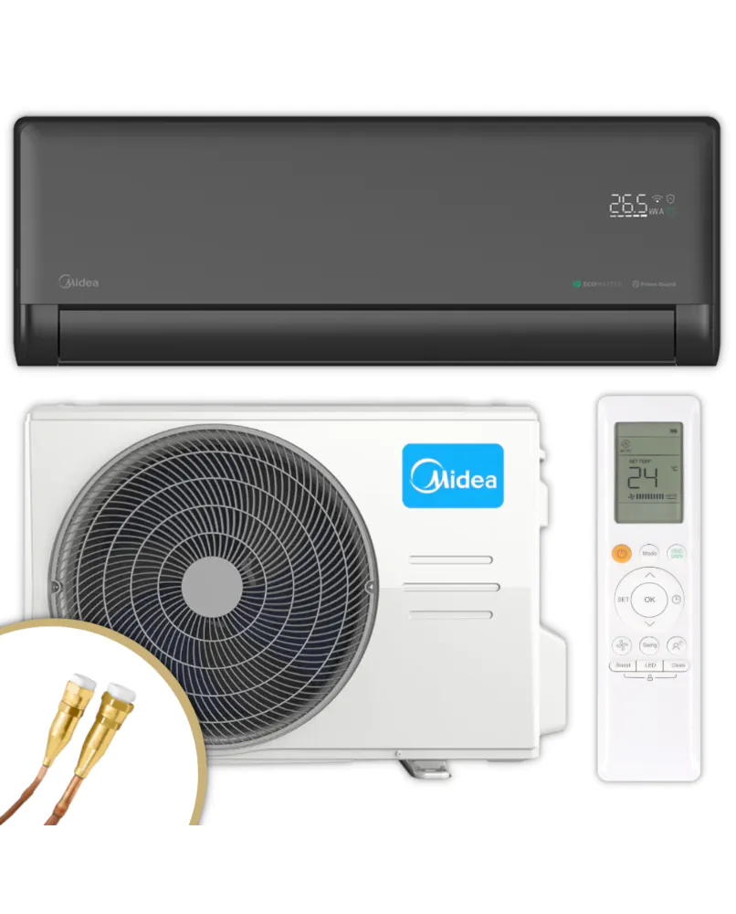 Midea Split Klimaanlage | Solstice 09 | Schwarz | 2