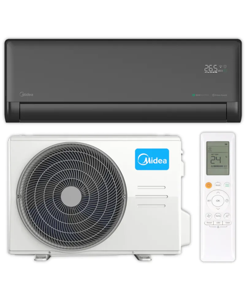 Midea Split Klimaanlage Komplett-Set | Solstice 24 | Schwarz | 7