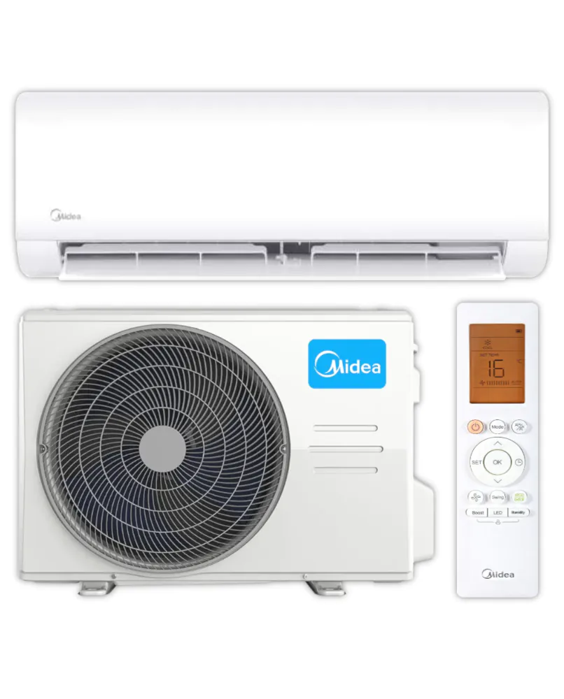 MIDEA Split Klimaanlage Komplett-Set | Xtreme Save Blue | R290 | 3